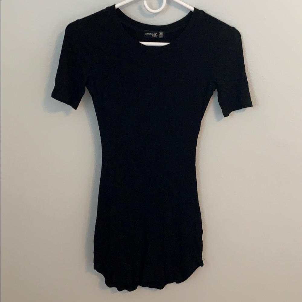 Ribbed mini dress